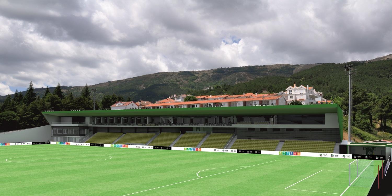 Jornal do Fundão - Nova fase de obras no estádio Santos Pinto