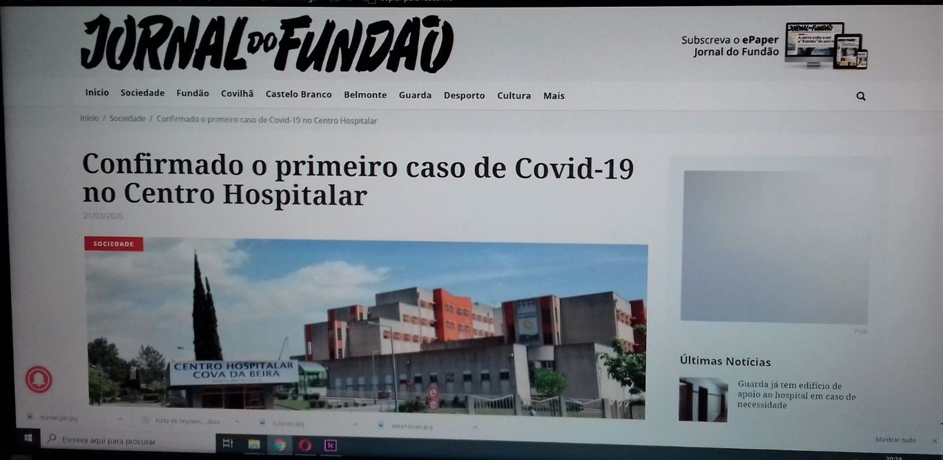 Jornal do Fundão - Jornal do Fundão na Internet bate todos os recordes